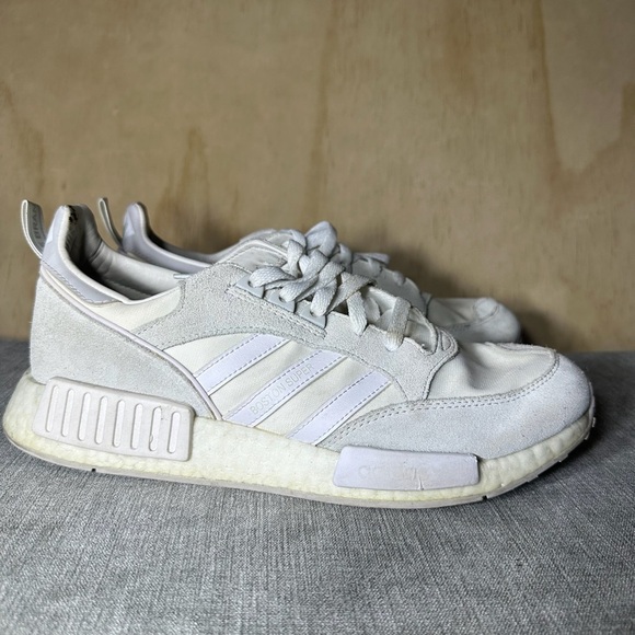Size 9.5 - adidas Boston Super R1 Triple White - Picture 1 of 9